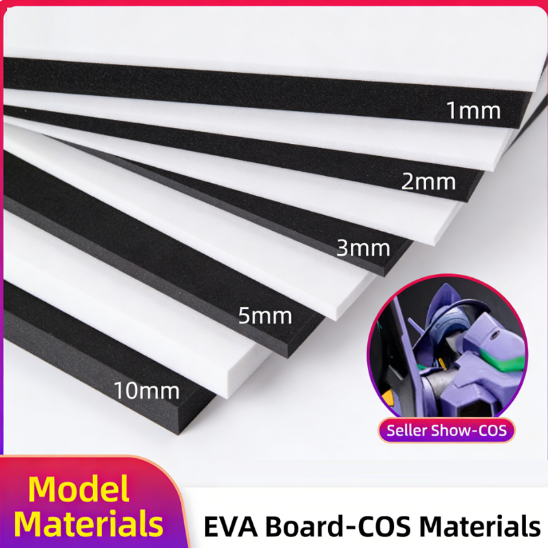 Cosplay Props Eva Foam - 38-degree black EVA foam board material