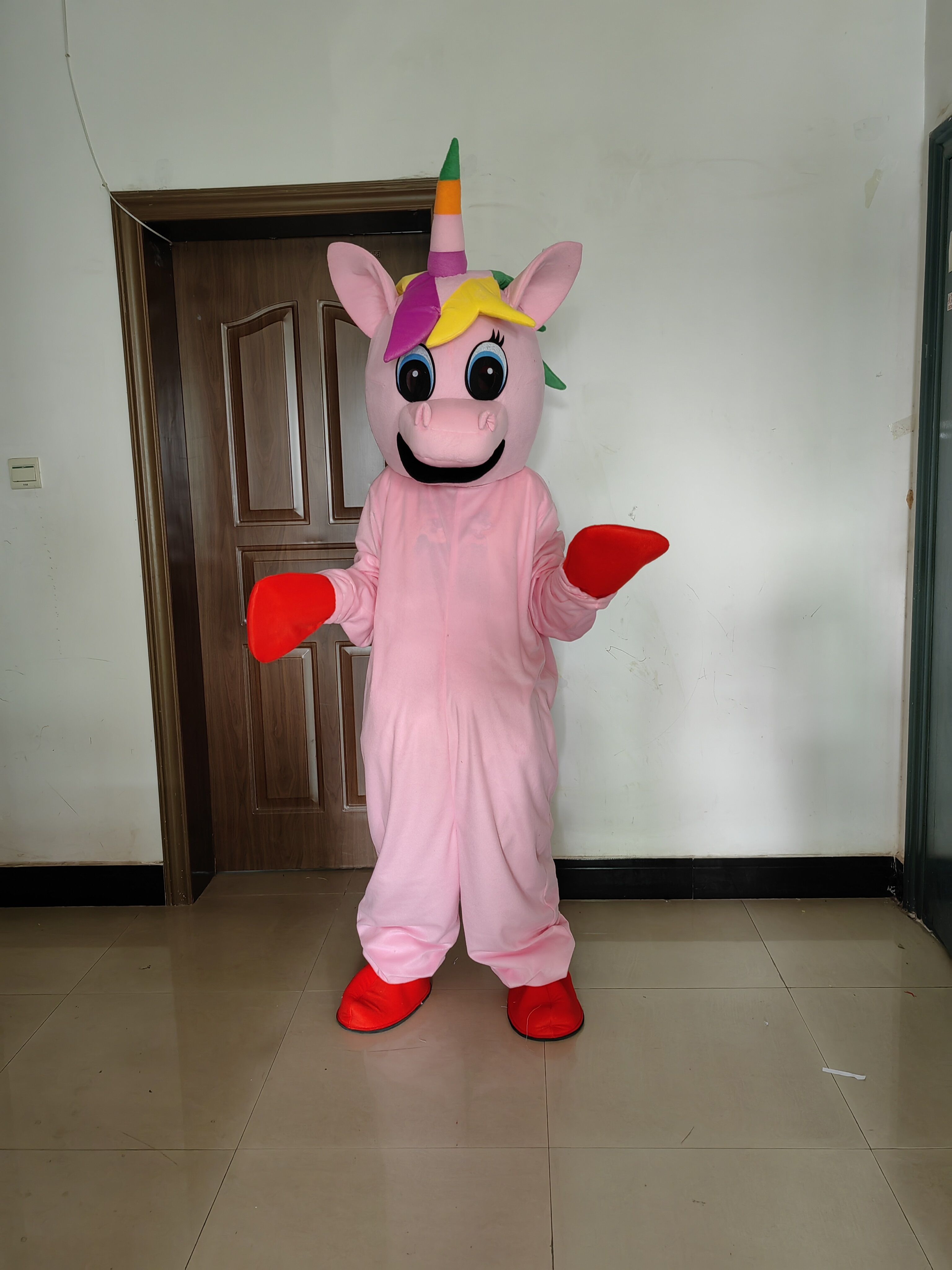Adult Unicorn Mascot Costume C - đánh giá và giá Cosplay Prop Business