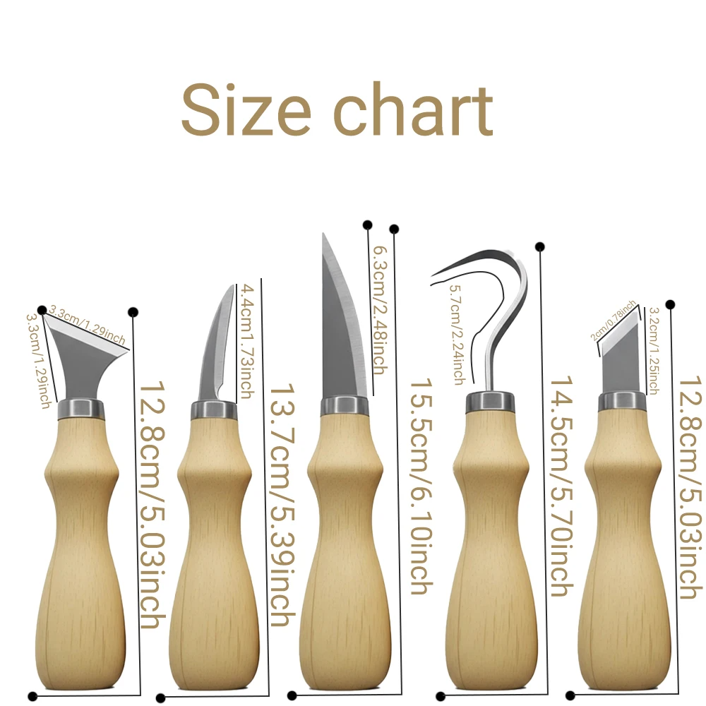 5Pcs Wood Carving Tools Set,Cu - đánh giá và giá Craft Knife Set