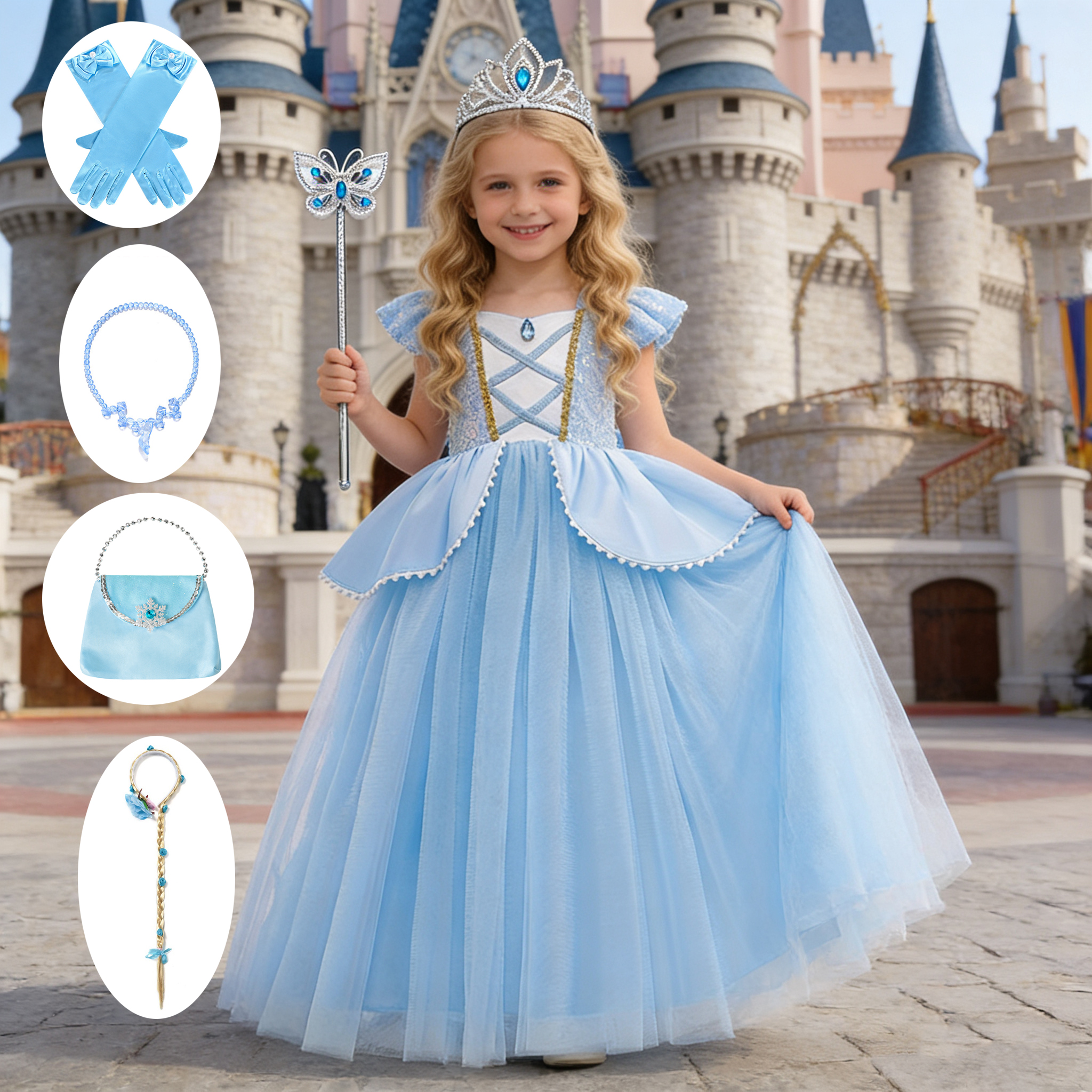 Girls Deluxe Elegant Cinderell - đánh giá và giá Cosplay Prop Bow