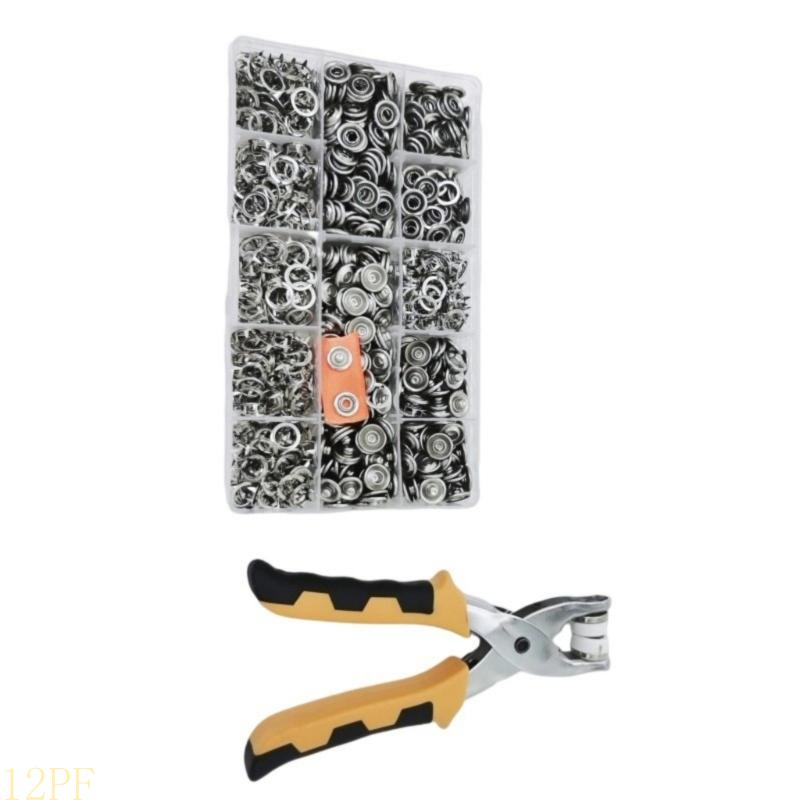 12PF 200set Metal With Fastene - đánh giá và giá Snap Plier Setter