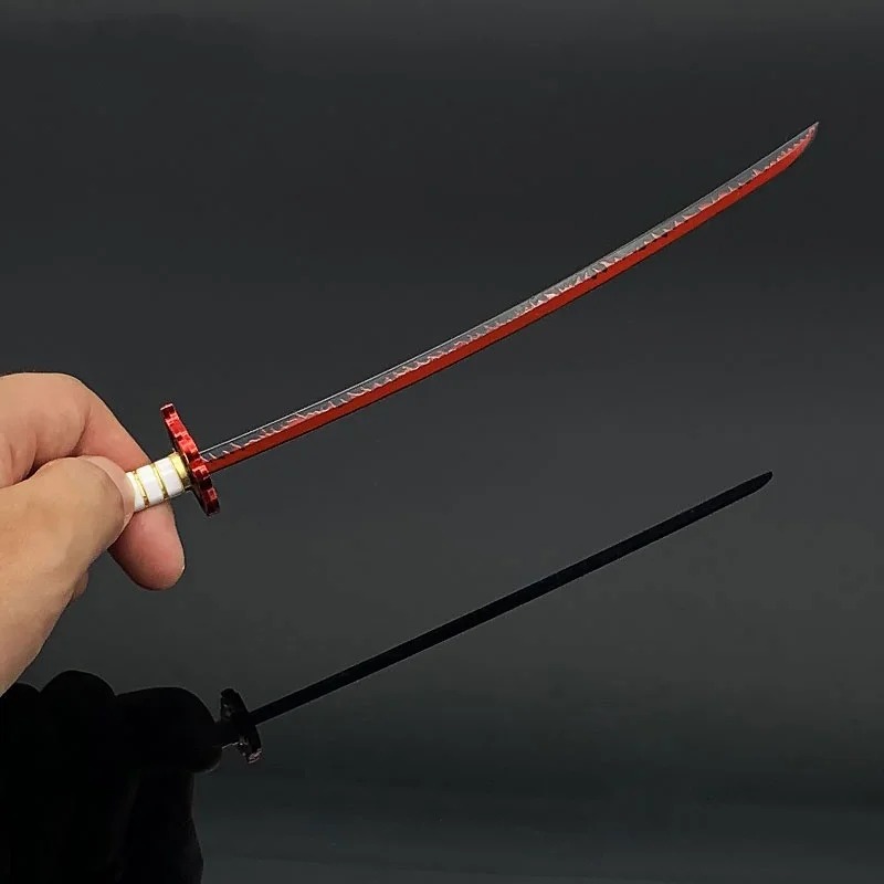 26cm Demon Slayer Katana Metal - đánh giá và giá Cosplay Prop Katana