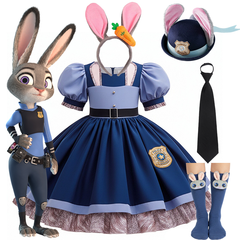 Girl Cosplay Disney Judy Hopps - đánh giá và giá Cosplay Prop Bow