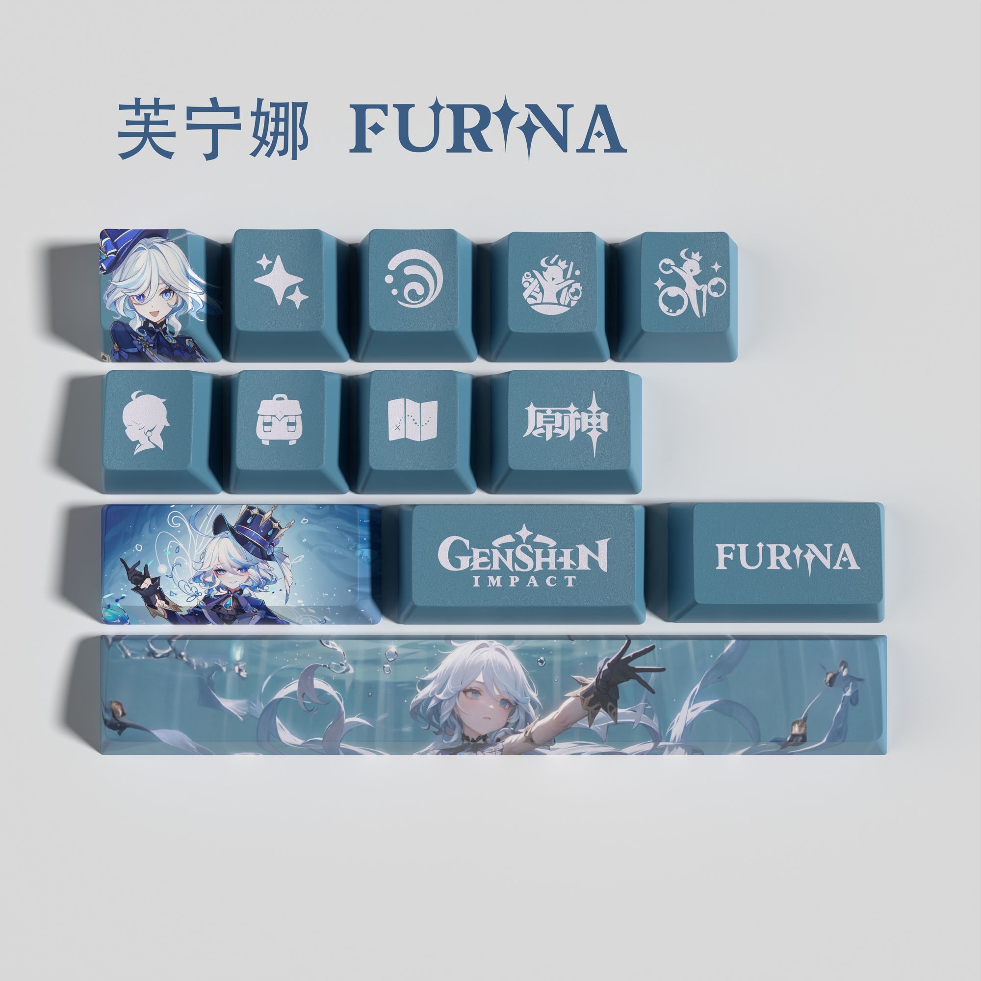 Genshin Impact Keycap New 13 K - đánh giá và giá Cosplay Material For Prop