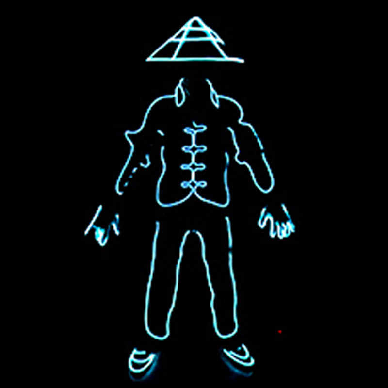EL Wire LED Clothes Portable N - đánh giá và giá Cosplay Material For Prop