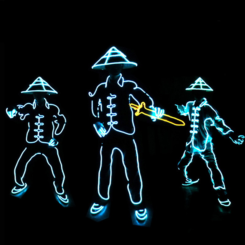 EL Wire LED Clothes Portable N - đánh giá và giá Cosplay Material For Prop