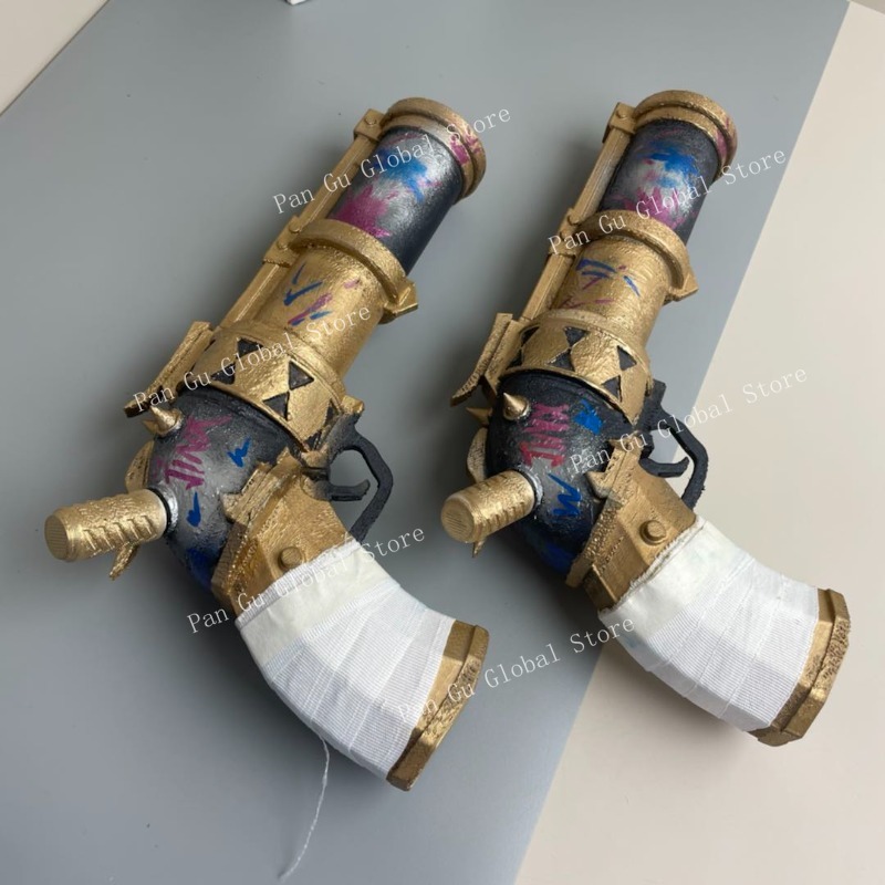 28cm/11.02in Jinx Pistol Custo - đánh giá và giá Cosplay Prop Katana