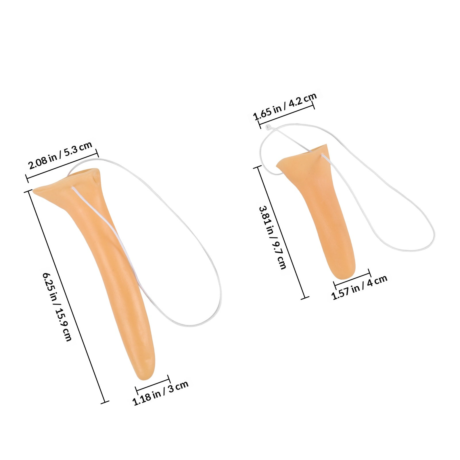 2Pcs Simulation Long Nose Prop - đánh giá và giá Cosplay Material For Prop