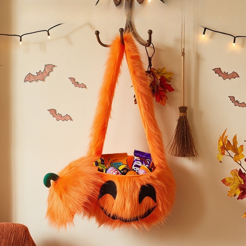 Halloween Pumpkin Candy Bags C - đánh giá và giá Cosplay Prop Bag