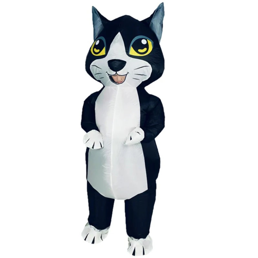 Orange Black Cat Inflatable Su - đánh giá và giá Cosplay Prop Business
