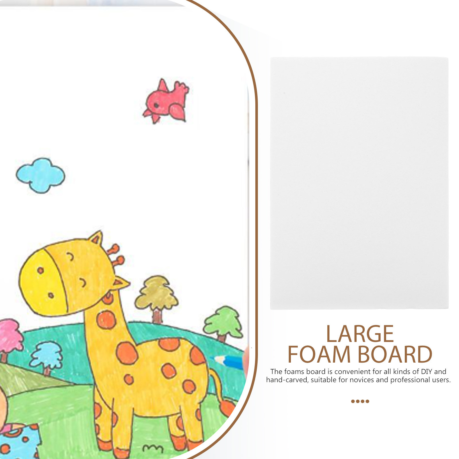 10Pcs Foam Boards White Thick  - đánh giá và giá Cosplay Prop Foam Board