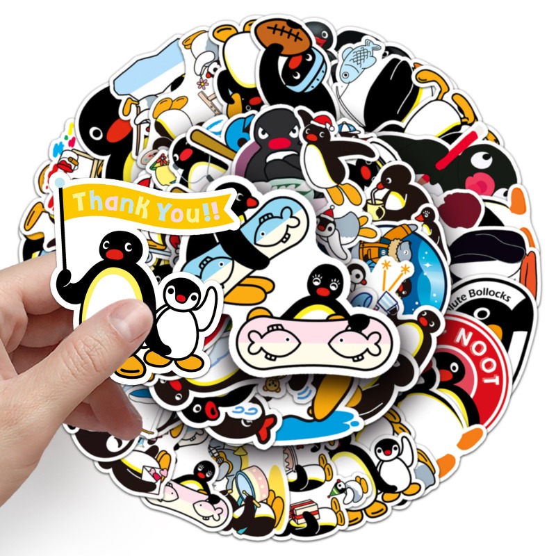50PCS Hot Cute Pingu Stickers  - đánh giá và giá Cosplay Prop Diy