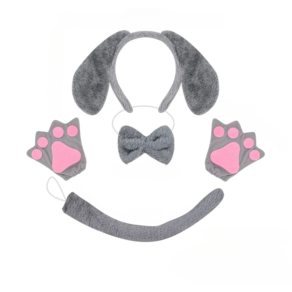 Dog Ears and Tail Set Animal H - đánh giá và giá Cosplay Prop Bow