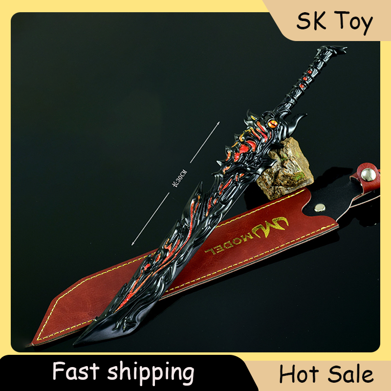 30cm Rebellious Seven Demon Bl - đánh giá và giá Cosplay Prop Katana