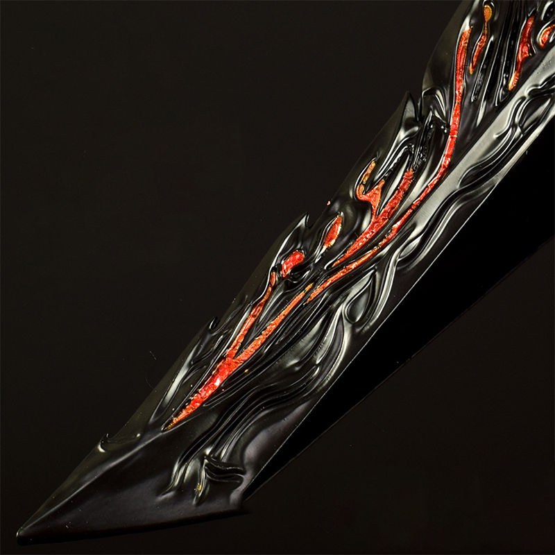 30cm Rebellious Seven Demon Bl - đánh giá và giá Cosplay Prop Katana