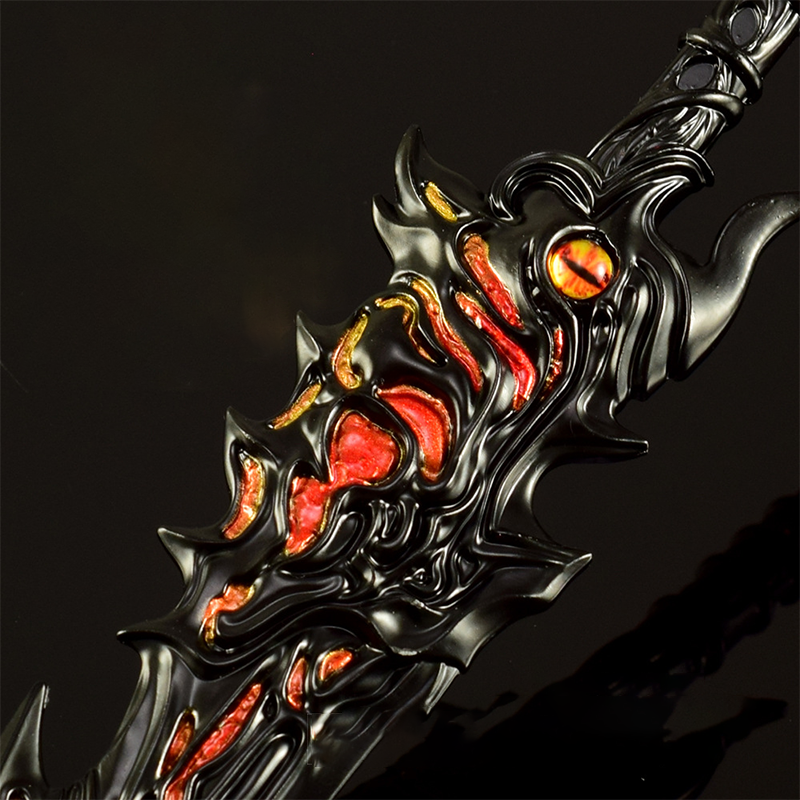 30cm Rebellious Seven Demon Bl - đánh giá và giá Cosplay Prop Katana